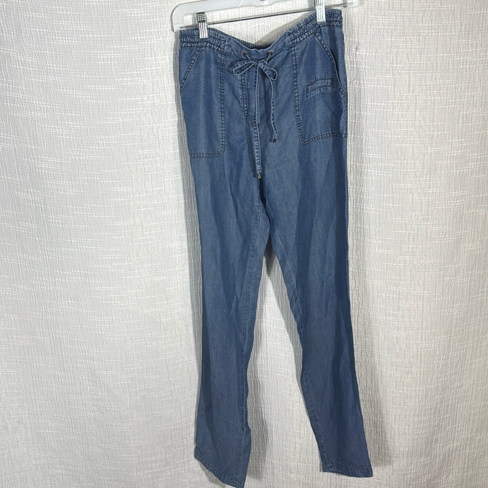 Gerard Darel Lyocell Drawstring EU 36 (US 4) – Lightweight Blue Tencel pants